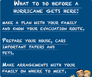 What to do before a hurricane gets here