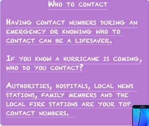Who to contact