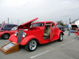 Tony Cormier is the owner of a 1934 Ford Coupe. The vehicle is equipped with custom interior, custom leather seats with embroidery and custom wheels. This vehicle contains a Chevrolet Corvette engine.