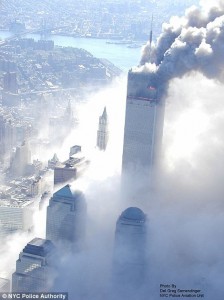 Smoke fills New York City 9/11