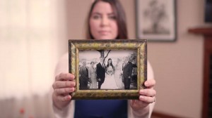 Brittany Maynard holding a photo from her wedding day. Photo courtesy of The Brittany Maynard Fund.