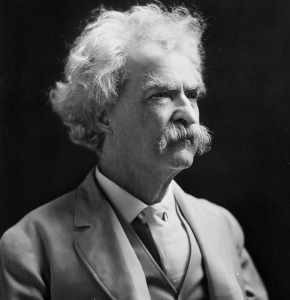 Mark Twain, photo courtesy  of pixabay.com