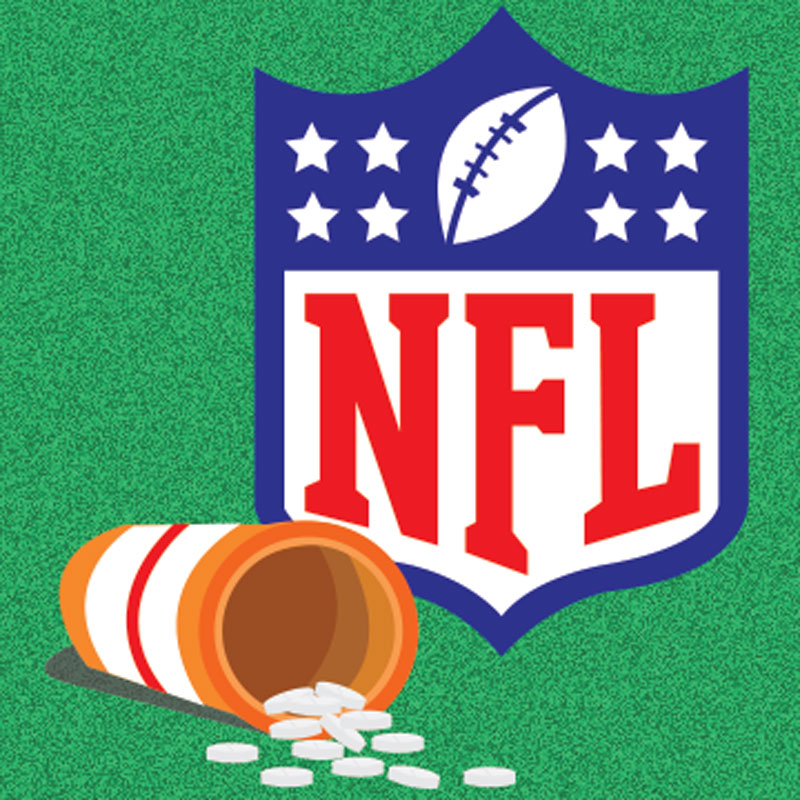 Surprise DEA investigation launched against the NFL. Graphic created by The Signal reporter Maegan Hufstetler.