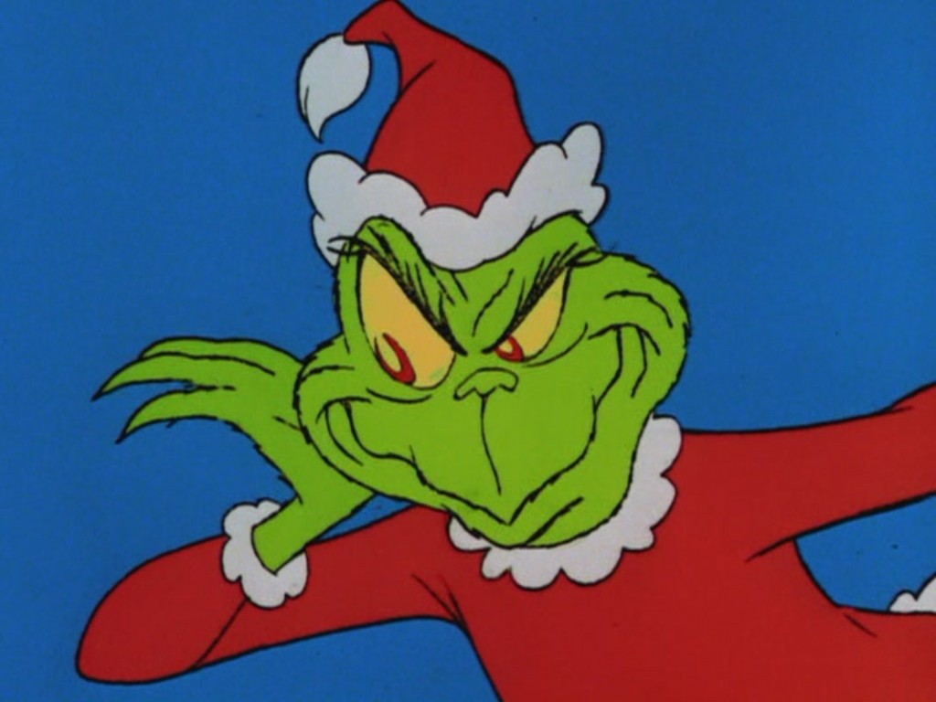 Image: The Grinch from "Dr. Seuss' How the Grinch Stole Christmas!" 1966 television special. Image courtesy of MGM Television/Warner Bros. Television Distribution.
