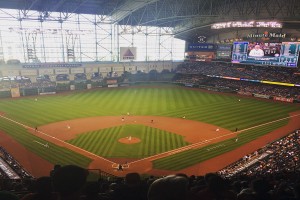 Image: Minute Maid Park, home of the Houston Astros. Photo by The Signal reporter Jaclynn Abatecola.