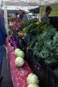 Image: One of the many produce stands at the Urban Harvest Farmers Market in Houston. Photo by The Signal reporter Jaclynn Abatecola.