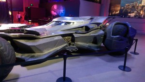 PHOTO: The Bat Mobile at Warner Bros. Studios from the upcoming movie "Batman v Superman: Dawn of Justice." Photo by The Signal Editor Liz Davis. 