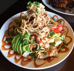 BBQ Chicken Salad from Yard House restaurant. Photo courtesy by The Signal reporter Devon Hughes. 