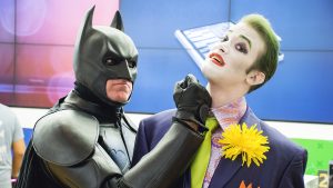 Batman and the Joker - Courtesy of Regan Bjerkeli, Communication Major