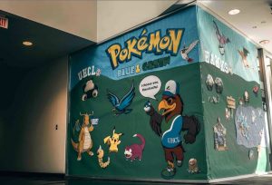 Photo: The Dean of Students Office's Pokemon-themed I Heart UHCL office decoration. Photo by The Signal reporter Anthony Huynh.