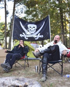 Laid back pirates abound. Photo Courtesy of Regan Bjerkeli, communication major.