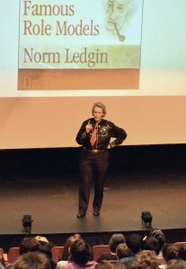 About 500 educators, mental health professionals and parents were at University of Houston-Clear Lake on Jan. 5 to hear from Temple Grandin, internationally renowned author and speaker on autism. Photo courtesy of the Office of University Communications. 