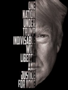 Graphic: Typographic image of Donald Trump