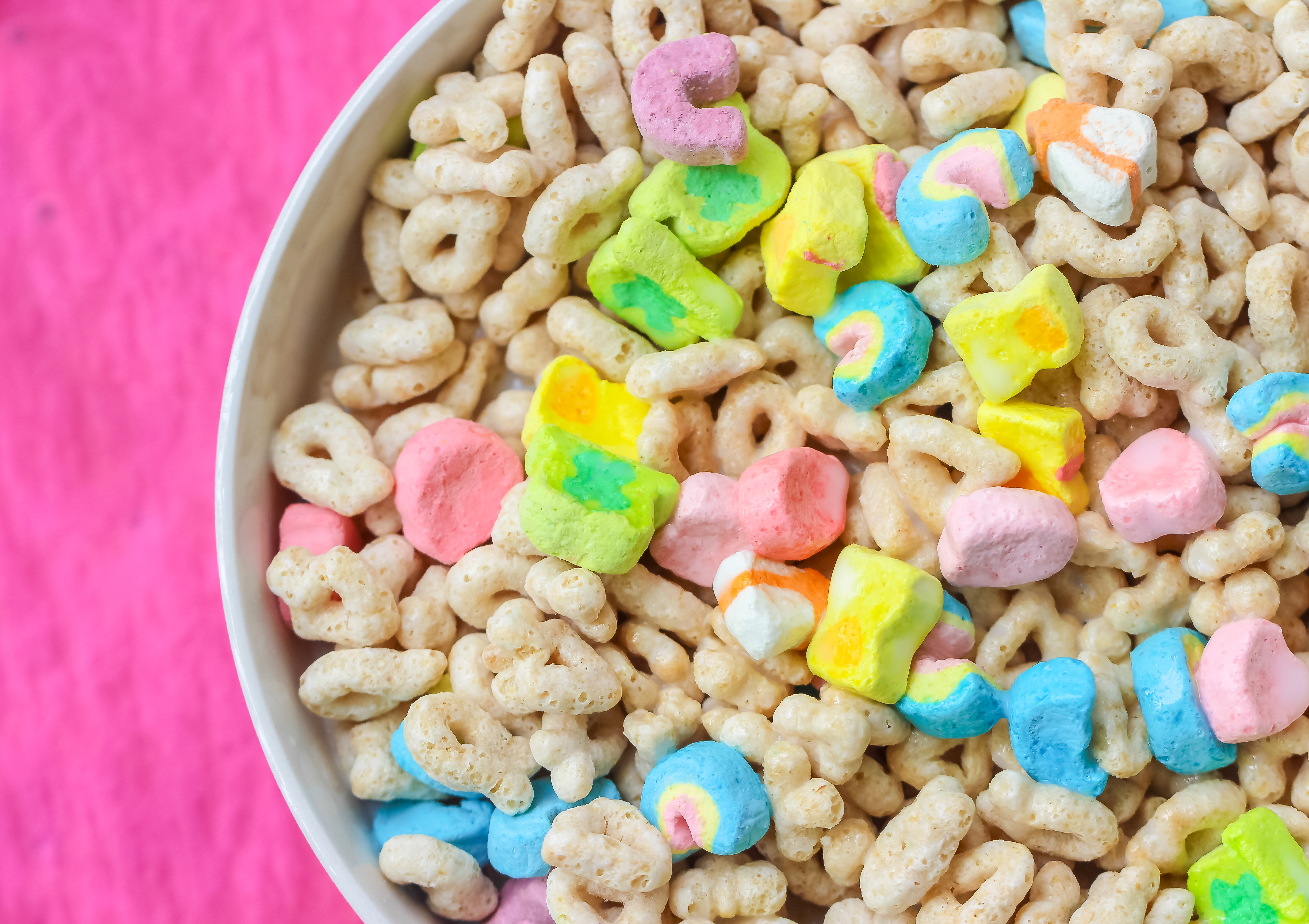 A bowl of Lucky Charms WITHOUT Advil mixed in. Photo courtesy of Sarah Mahala Photography & Makeup Artistry.