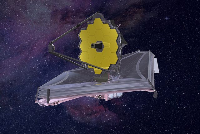 GRAPHIC: James Webb Space Telescope artist conception. Image courtesy of NASA James Webb Space Telescope.