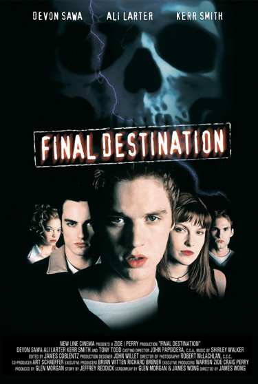 Official movie poster of Final Destination courtesy of New Line Cinema