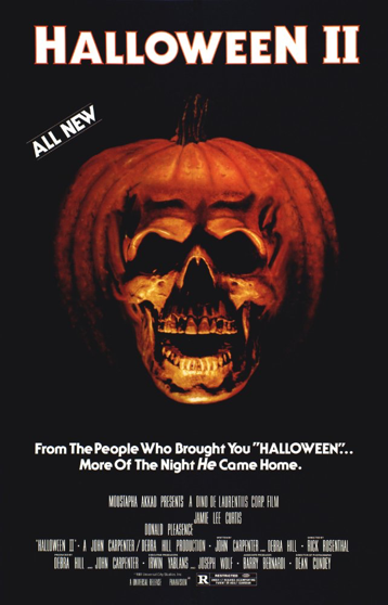 Official movie poster of Halloween 2 by Universal Pictures