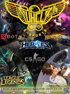UHCL eSports "Overwatch" poster. Photo courtesy of UHCL eSports.