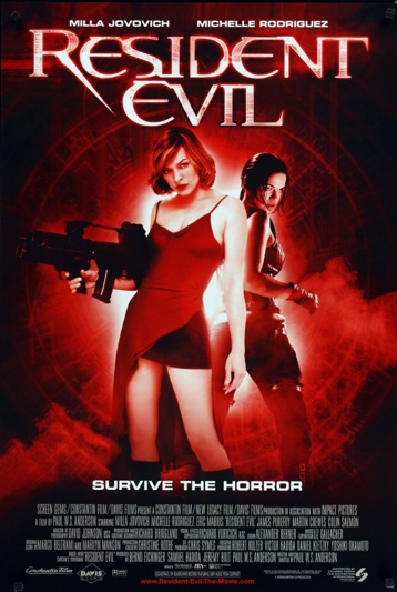 Official movie poster of Resident Evil courtesy of Constantin Film
