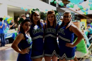 The Spirit Squad at this year's I Heart UHCL Day. Photo by The Signal reporter Becky Shafter