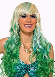 Blue and green mermaid costume, Photo courtesy of Spirit Halloween