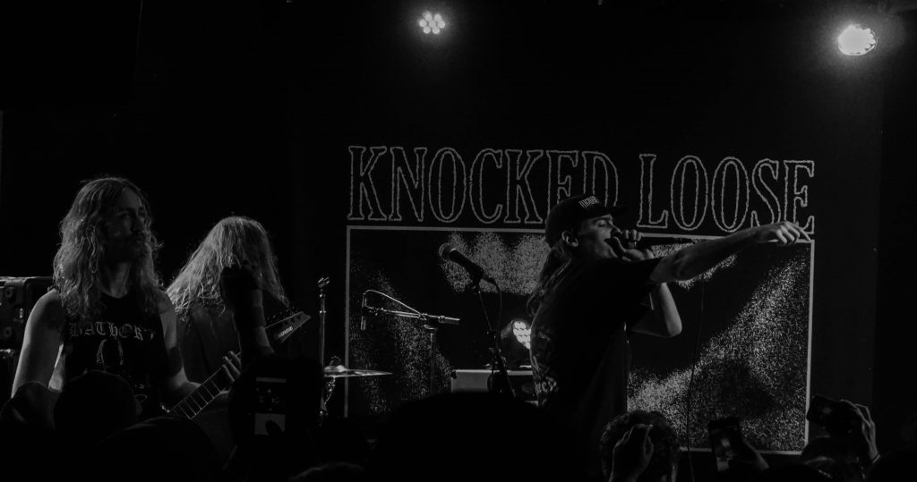 PHOTO: Hardcore band Knocked Loose performs at Warehouse Live March 6. Photo by The Signal Contributor Miles Shellshear, communication major.