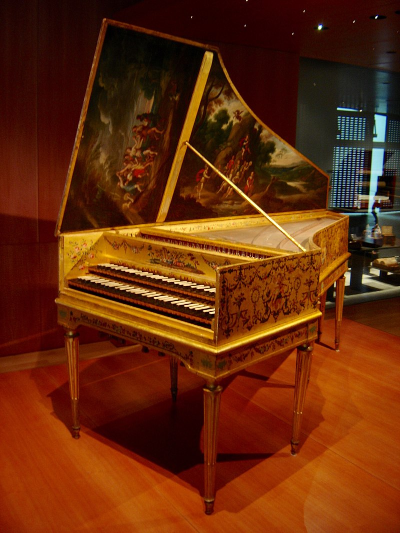 PHOTO: The harpsichord was a popular instrument in baroque music and decline out of music with the rise of the piano. La Speranza used a harpsichord for their April 19 performance at San Jacinto College Central. This harpsichord was created in 1646 and remodeled in 1780. Photo courtesy of Gérard Janot.