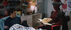 Fred Savage and Deadpool in "Once Upon a Deadpool" photo courtesy of Twentieth Century Fox