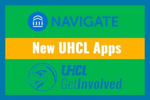 Graphic: "Navigate" and "GetInvolved" application logos with text: "Apps now available." Graphic by The Signal reporter Miles Shellshear
